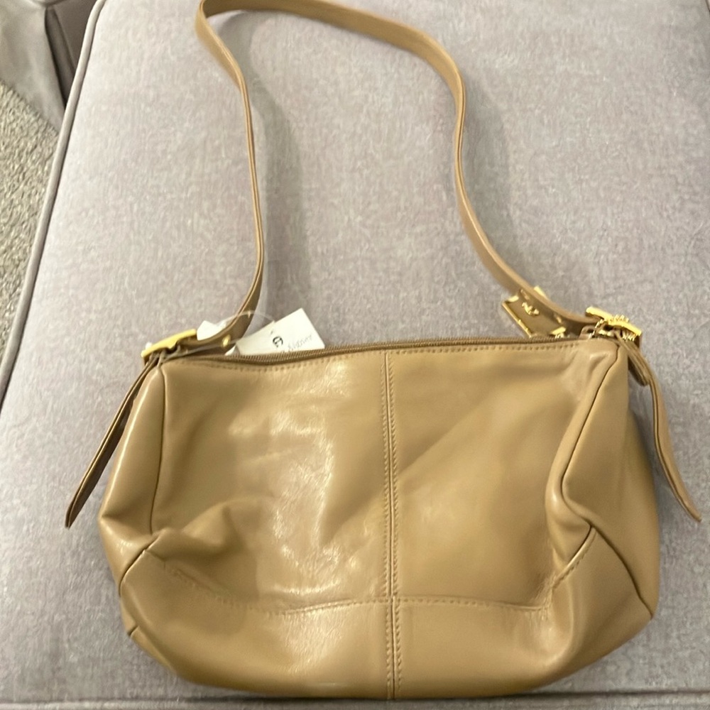 Etienne Aigner Tan Shoulder Bag